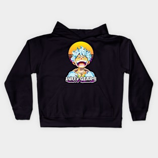 Luffy Anime Pop Art Kids Hoodie